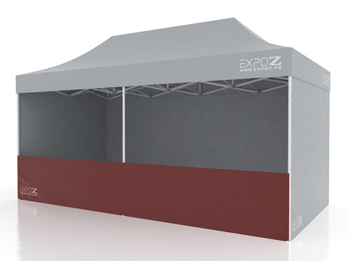 1/2 mur bas 6 m pour Tente pliante Expotent Premium