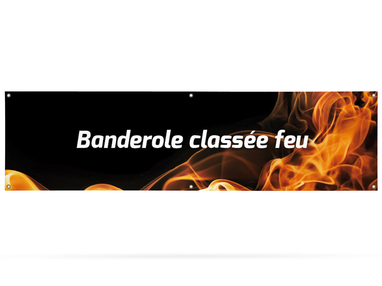 Banderole classée feu sur mesure