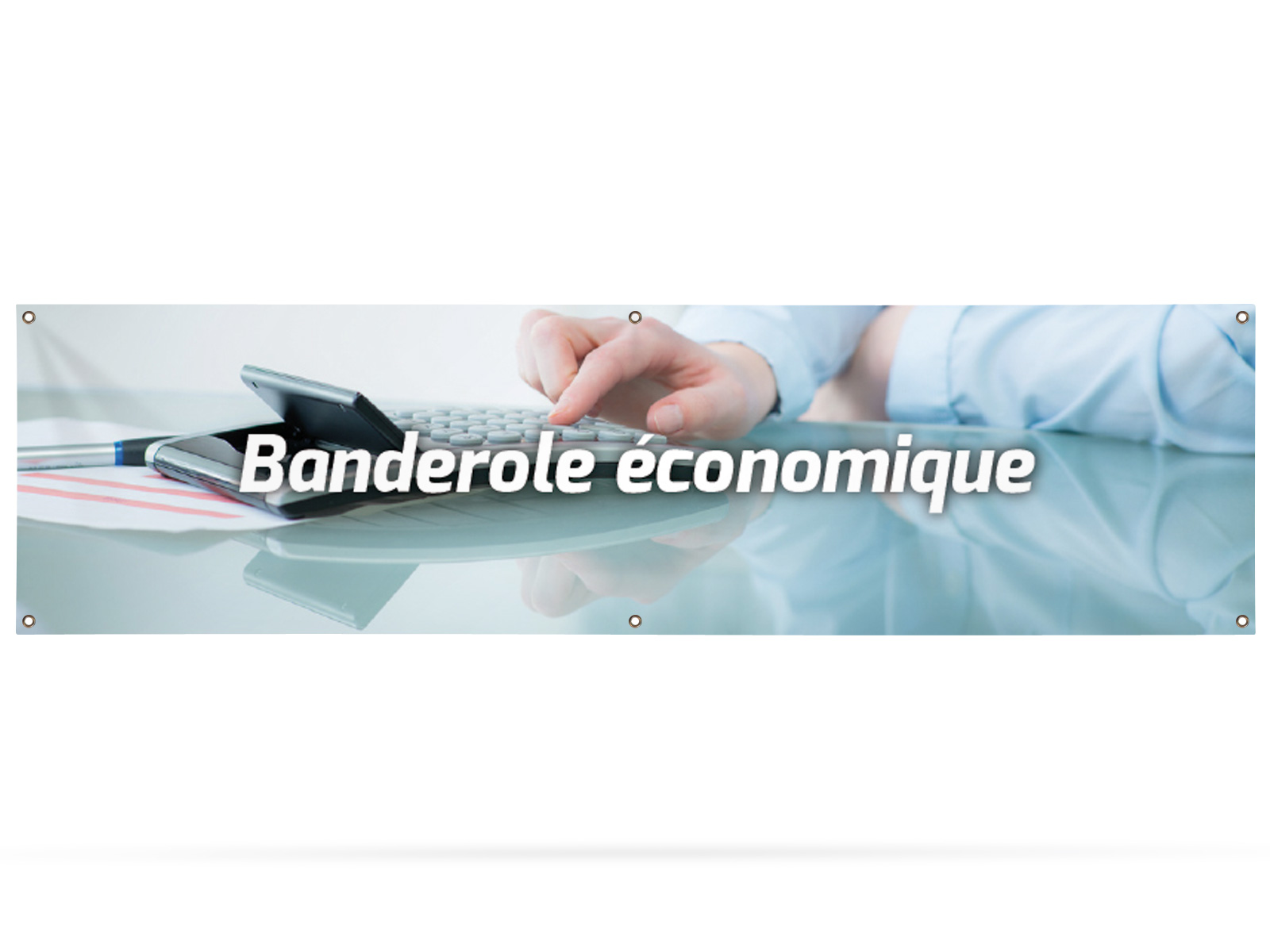 Banderole économique 510g/m² 300x100 cm