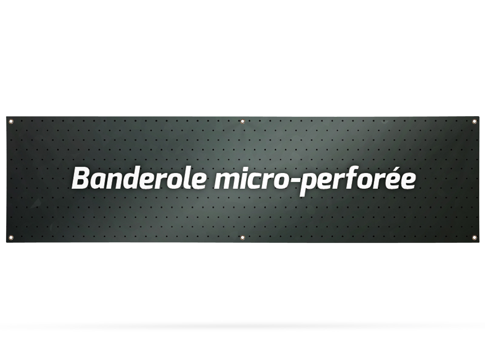 Banner micro-perforated 300x80 cm
