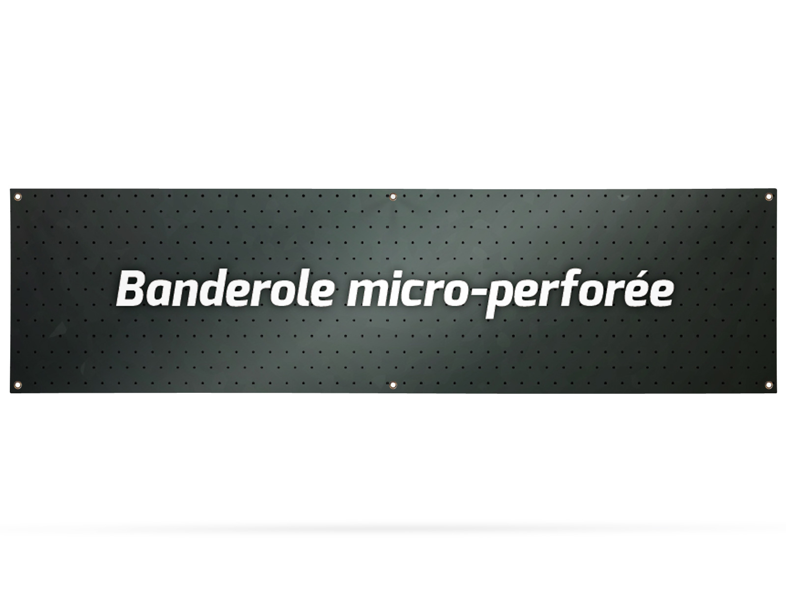 Banner mikroperforiert 300x80 cm