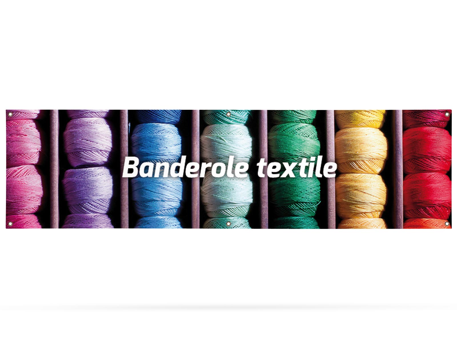 Banderole textile 200 x 80 cm