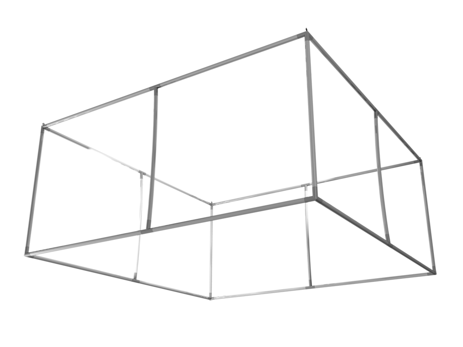 Enseigne suspendue carrée 3 x H1.2 m
