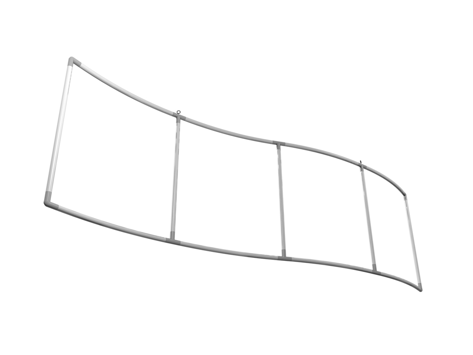 Suspended sign wave-shape 3 m