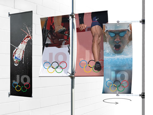 Kit for light fitting - Street banner