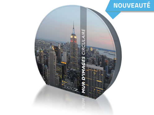 Advertising wall circular