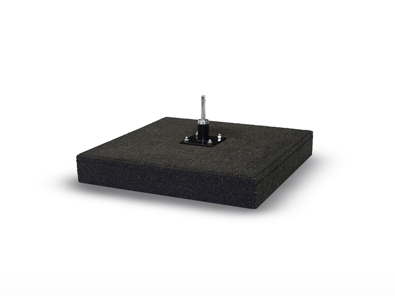Footstand 50 x 50 cm with swivel system 