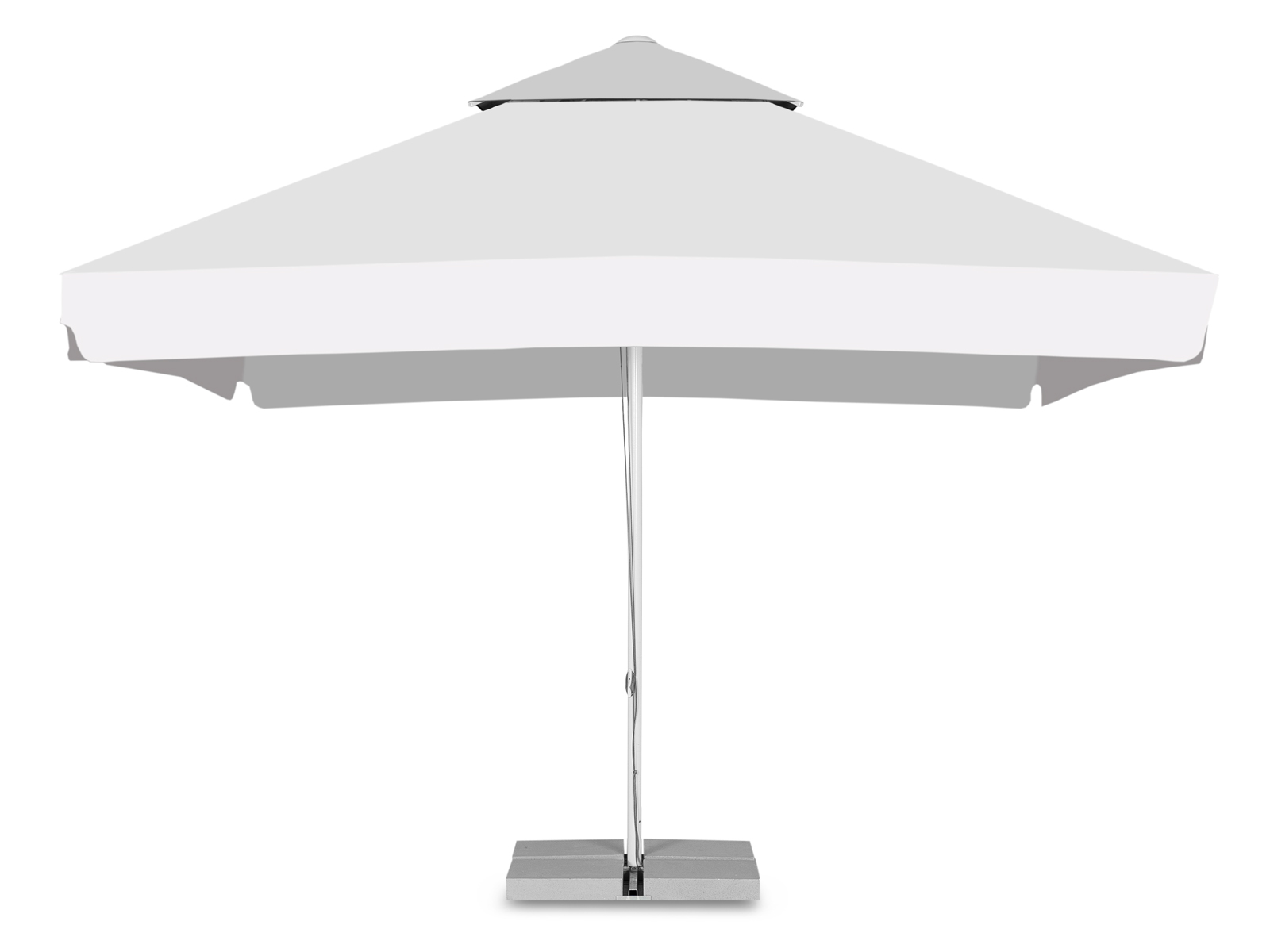 Parasol Classique carré 3,5 x 3,5 m