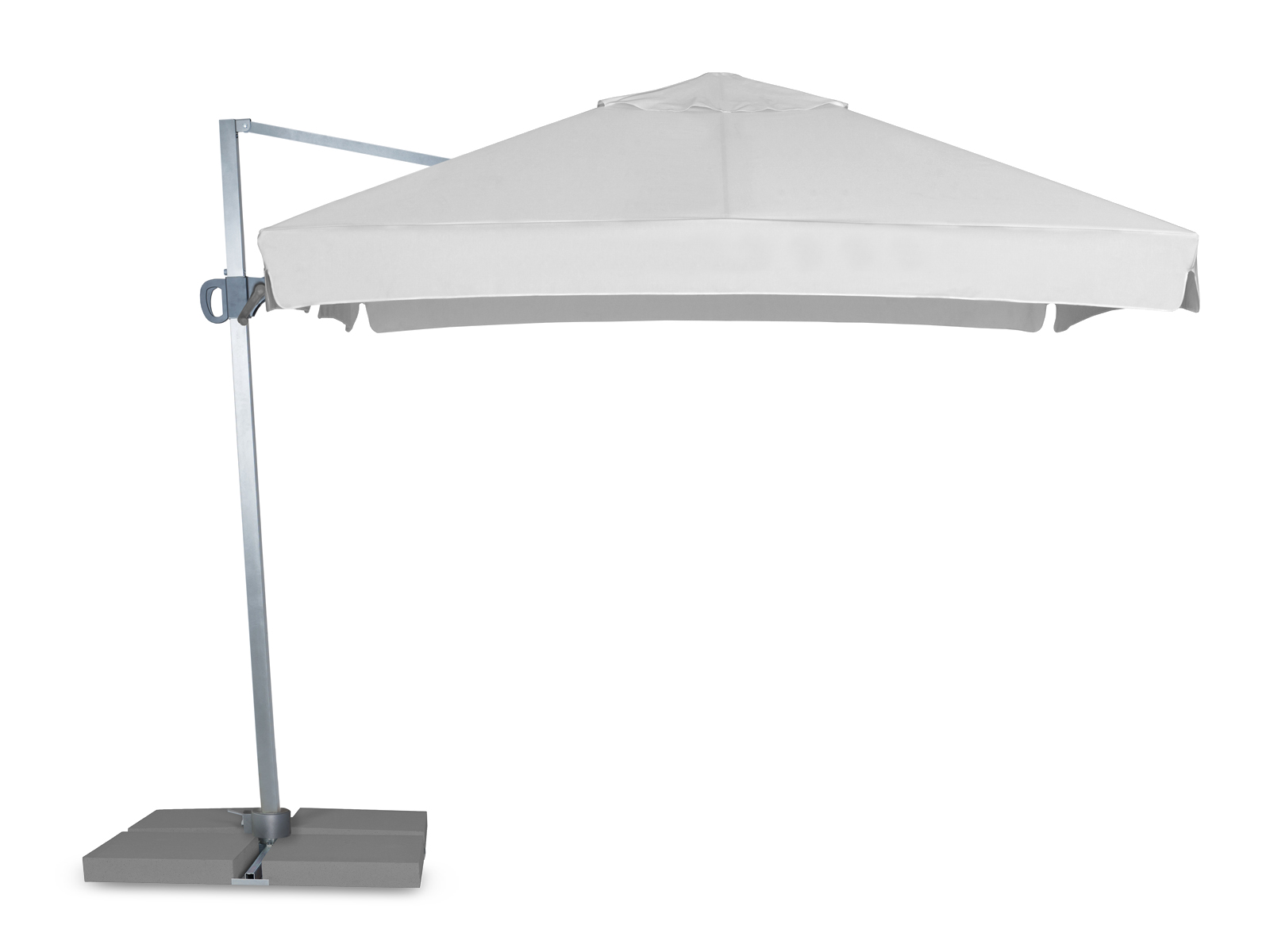 Parasol déporté Deauville carré 3 x 3 m