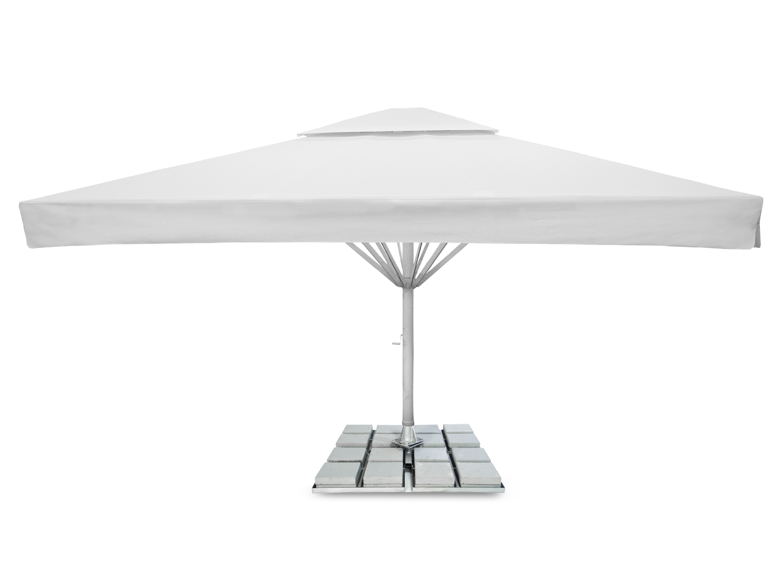 Parasol Géant carré 6 x 6 m