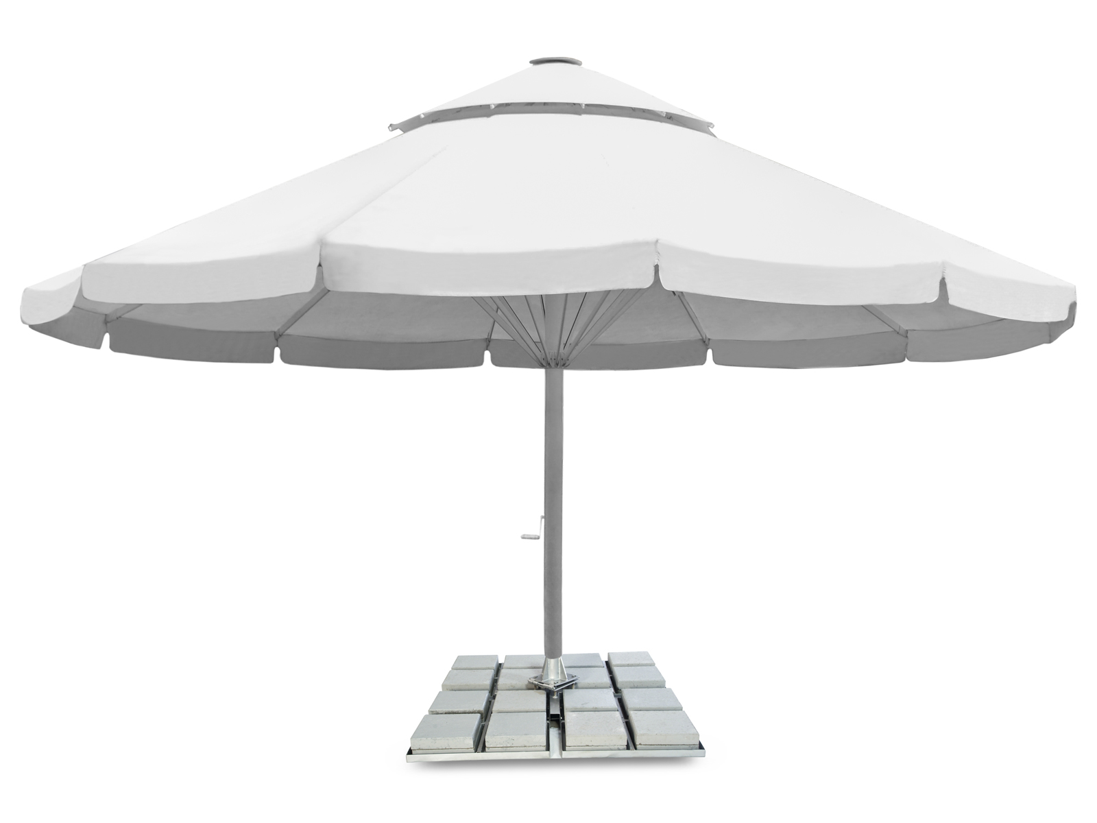 Parasol Géant polygone 8 x 8 m