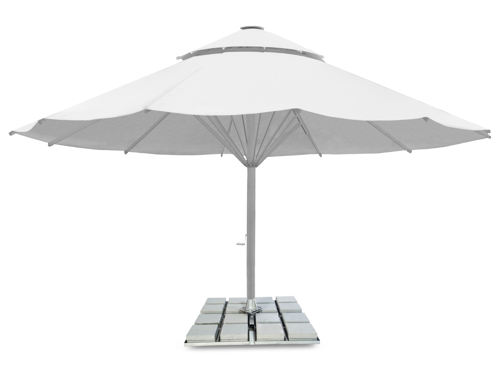 Parasol Géant polygone 8 x 8 m