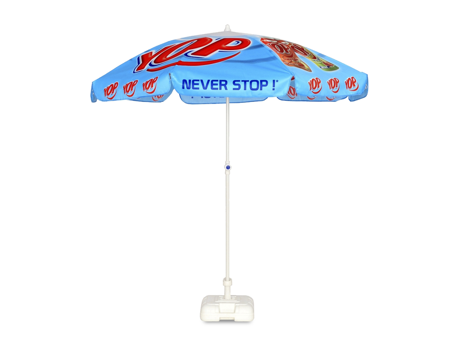 Parasol de plage octogone 2 x 2 m