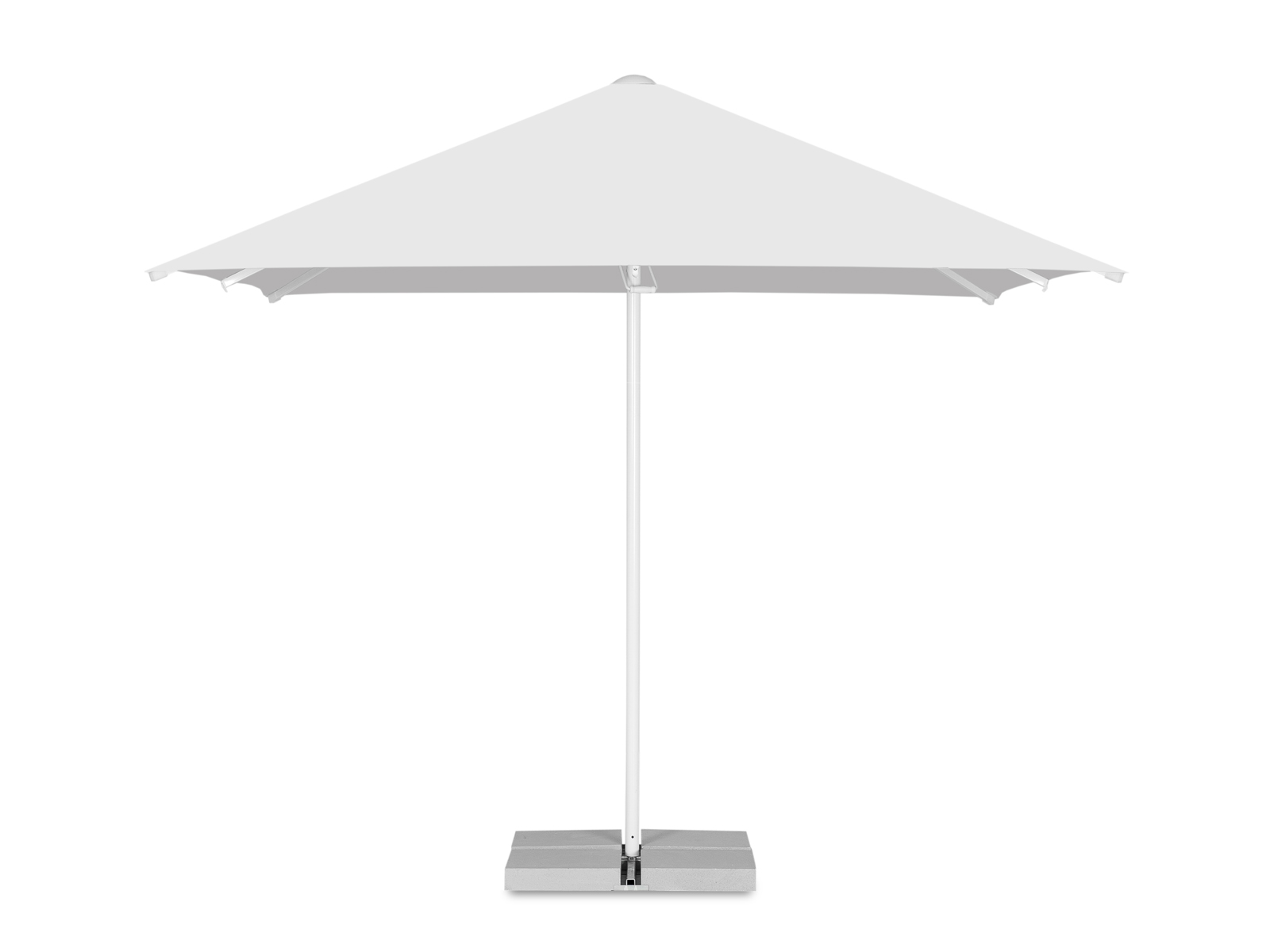 Parasol téléscopique carré 3 x 3 m