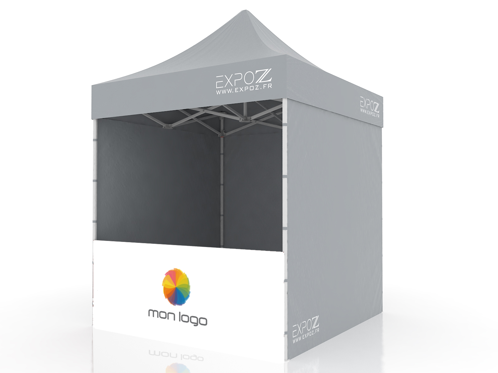Customization of your tent Printing of 1/2 wall 2 m