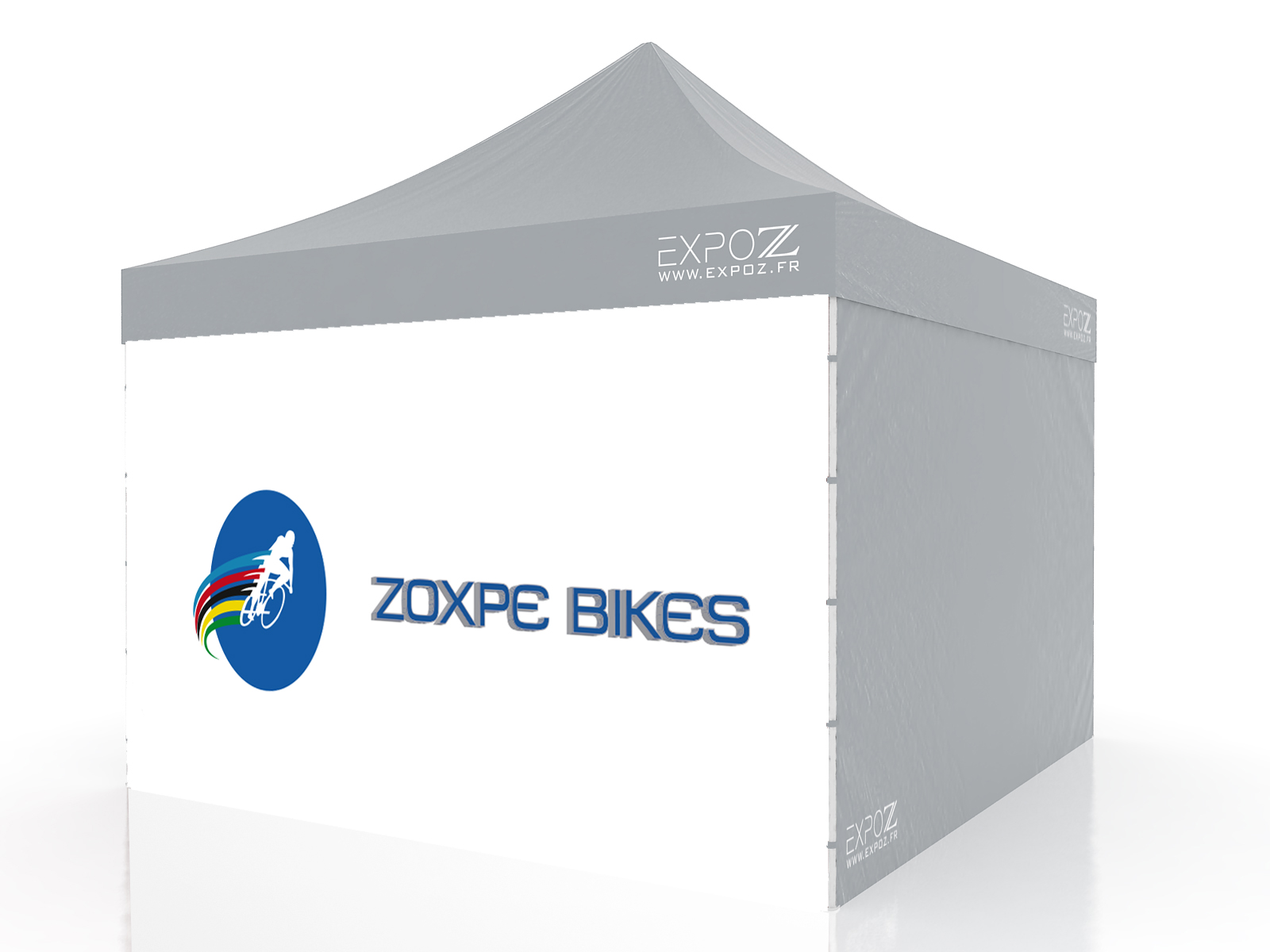 Customization of your tent Printing of a wall 4 m