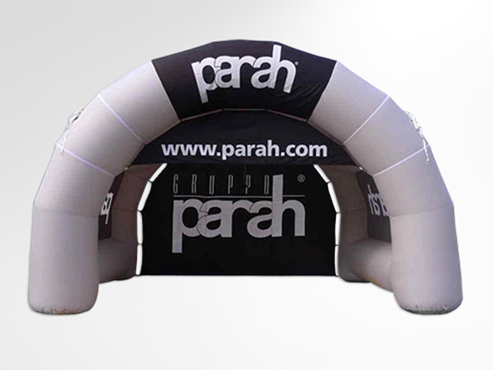 Tente gonflable tunnel Parah - Impression sur bannières amovibles  - Exemple de réalisation