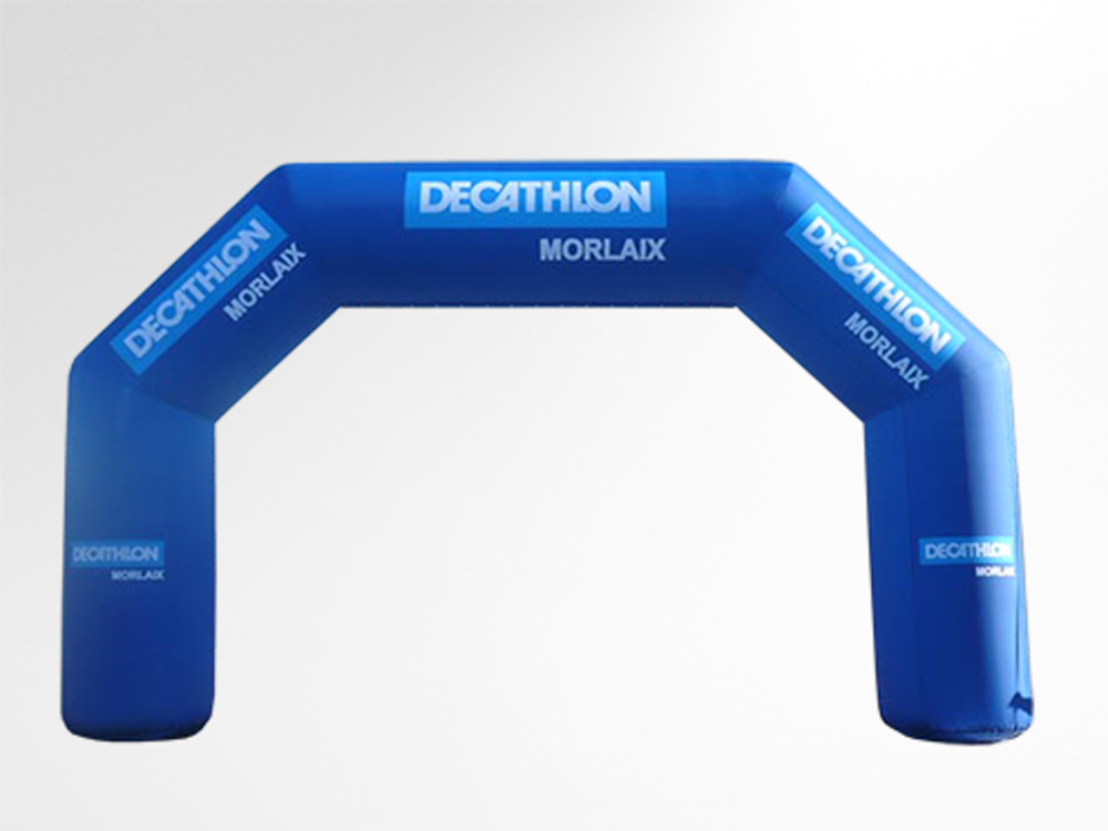 Arche Geo 6 m Décathlon Morlaix - Impression complète par sublimation haute définition  - Exemple de réalisation